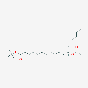 molecular formula C24H46O4 B14737476 Tert-butyl 12-acetyloxyoctadecanoate CAS No. 6284-44-2