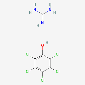 molecular formula C7H6Cl5N3O B14737497 guanidine;2,3,4,5,6-pentachlorophenol CAS No. 5944-83-2