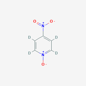 molecular formula C5H4N2O3 B147375 2,3,5,6-Tetradeuterio-4-nitro-1-oxidopyridin-1-ium CAS No. 119673-94-8