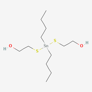 molecular formula C12H28O2S2Sn B14737512 Ethanol, 2,2'-[(dibutylstannylene)bis(thio)]bis- CAS No. 3026-81-1