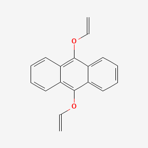 molecular formula C18H14O2 B14737552 9,10-Bis(ethenyloxy)anthracene CAS No. 3399-51-7