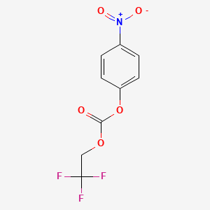 molecular formula C9H6F3NO5 B1473756 (4-nitrophenyl) 2,2,2-trifluoroethyl carbonate CAS No. 40005-15-0