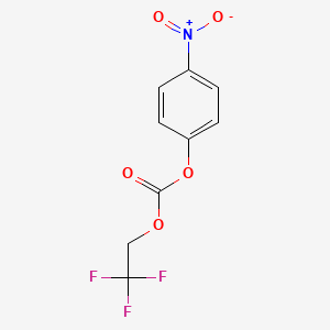 molecular formula C9H6F3NO5 B1473756 碳酸 4-硝基苯酯 2,2,2-三氟乙酯 CAS No. 40005-15-0