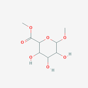 molecular formula C8H14O7 B14737580 Dimethyl hexopyranosiduronate CAS No. 5463-99-0