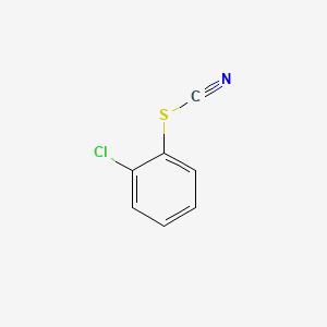 molecular formula C7H4ClNS B14737588 Thiocyanic acid, 2-chlorophenyl ester CAS No. 2457-37-6
