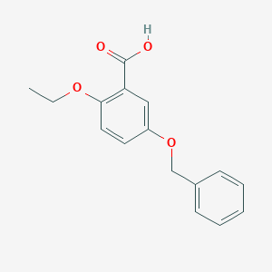 molecular formula C16H16O4 B1473759 5-Benzyloxy-2-ethoxybenzoic acid CAS No. 164161-23-3