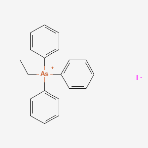 molecular formula C20H20AsI B14737594 ethyl(triphenyl)arsanium;iodide CAS No. 5424-24-8