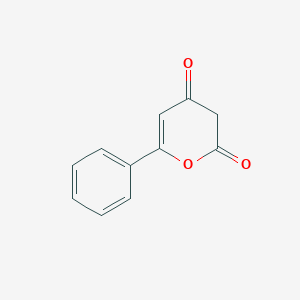 molecular formula C11H8O3 B14737608 2H-Pyran-2,4(3H)-dione, 6-phenyl- CAS No. 4743-94-6