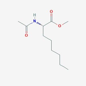 molecular formula C11H21NO3 B14737627 methyl (2S)-2-acetamidooctanoate CAS No. 3399-12-0