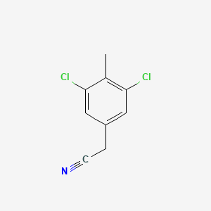 molecular formula C9H7Cl2N B1473766 3,5-Dichloro-4-methylphenylacetonitrile CAS No. 1806275-24-0