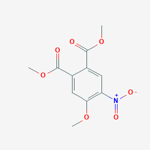 molecular formula C11H11NO7 B1473779 Dimethyl 4-methoxy-5-nitrophthalate CAS No. 856806-20-7