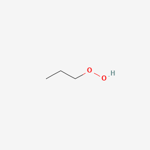 molecular formula C3H8O2 B14737792 N-Propyl hydroperoxide CAS No. 42953-38-8