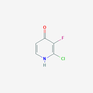 molecular formula C5H3ClFNO B1473780 2-Chloro-3-fluoropyridin-4-ol CAS No. 1184172-46-0