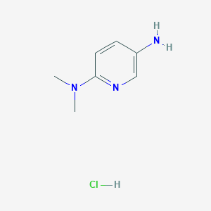 molecular formula C7H12ClN3 B1473782 N2,N2-Dimethylpyridine-2,5-diamine hydrochloride CAS No. 119151-81-4