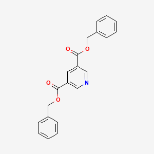 molecular formula C21H17NO4 B1473784 Dibenzyl pyridine-3,5-dicarboxylate CAS No. 927821-65-6