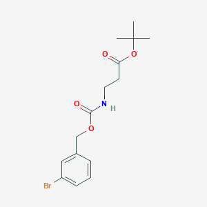 tert-Butyl 3-((3-bromobenzyloxy)carbonylamino)propanoate