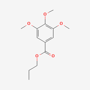 molecular formula C13H18O5 B14737875 Propyl 3,4,5-trimethoxybenzoate CAS No. 6178-45-6