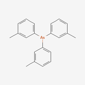 molecular formula C21H21As B14737876 Tris(3-methylphenyl)arsane CAS No. 2606-63-5