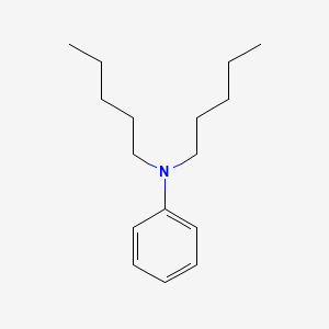 molecular formula C16H27N B14737890 N,N-Dipentylaniline CAS No. 6249-76-9