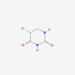 molecular formula C4H5BrN2O2 B147379 Hydrouracil, 5-bromo- CAS No. 1193-76-6