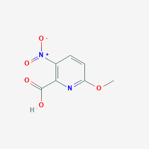 molecular formula C7H6N2O5 B1473792 6-Methoxy-3-nitro-pyridine-2-carboxylic acid CAS No. 1350475-33-0