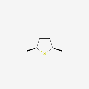 molecular formula C6H12S B14737920 Thiophene, tetrahydro-2,5-dimethyl-, cis- CAS No. 5161-13-7