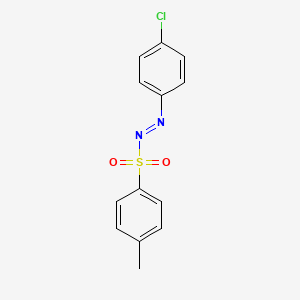molecular formula C13H11ClN2O2S B14737941 Diazene, (4-chlorophenyl)[(4-methylphenyl)sulfonyl]- CAS No. 4830-74-4