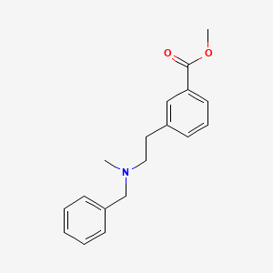molecular formula C18H22ClNO2 B1473797 Methyl 3-[2-[benzyl(methyl)amino]ethyl]benzoate CAS No. 51352-88-6