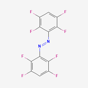 molecular formula C12H2F8N2 B14737983 Azobenzene, 2,2',3,3',5,5',6,6'-octafluoro- CAS No. 2379-20-6