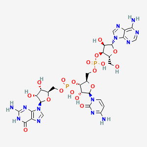 molecular formula C29H37N13O18P2 B14738000 Guanylyl-(5'-3')-cytidylyl-(5'-3')-adenosine CAS No. 3393-25-7