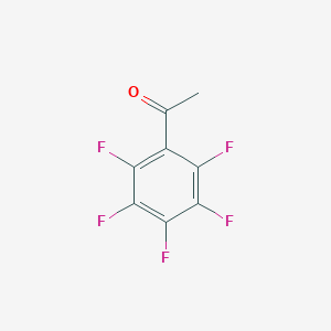molecular formula C8H3F5O B147381 2',3',4',5',6'-Pentafluoroacetophenone CAS No. 652-29-9