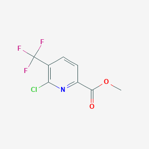 molecular formula C8H5ClF3NO2 B1473811 Methyl 6-chloro-5-(trifluoromethyl)picolinate CAS No. 1211518-35-2