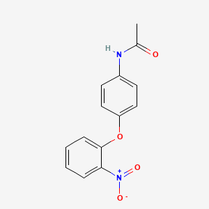 molecular formula C14H12N2O4 B14738112 Acetamide, N-[4-(2-nitrophenoxy)phenyl]- CAS No. 2741-55-1