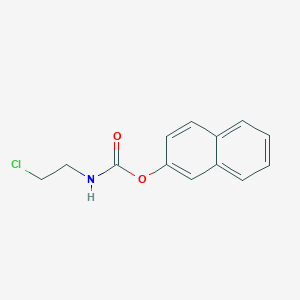 molecular formula C13H12ClNO2 B14738198 naphthalen-2-yl N-(2-chloroethyl)carbamate CAS No. 5457-46-5