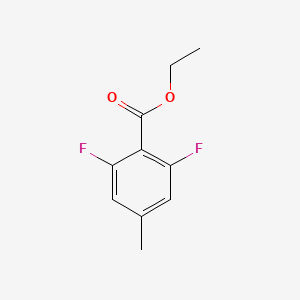 molecular formula C10H10F2O2 B1473821 Ethyl 2,6-difluoro-4-methylbenzoate CAS No. 1337606-88-8