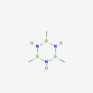 molecular formula C3H12B3N3 B14738263 Borazine, 2,4,6-trimethyl- CAS No. 5314-85-2