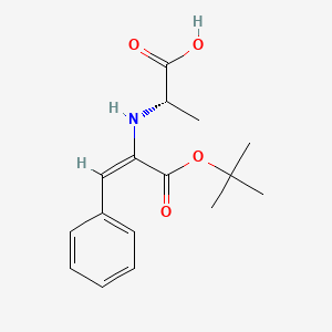molecular formula C16H21NO4 B1473828 Boc-3-styryl-L-alanine dicyclohexylamine salt CAS No. 261165-04-2