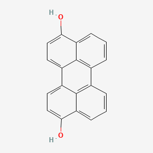 molecular formula C20H12O2 B14738284 Perylene-3,10-diol CAS No. 5796-90-7