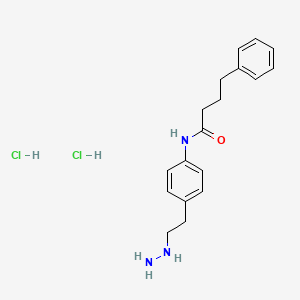 molecular formula C18H25Cl2N3O B1473834 Bizine CAS No. 1808112-57-3