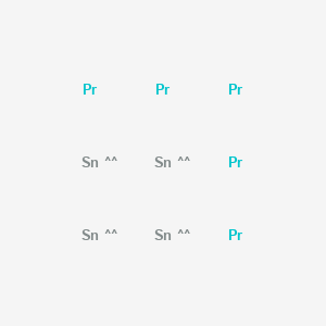molecular formula Pr5Sn4 B14738375 CID 71352577 