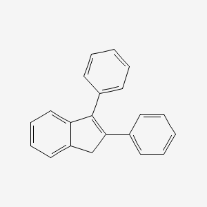 molecular formula C21H16 B14738465 2,3-Diphenyl-1H-indene CAS No. 5324-00-5