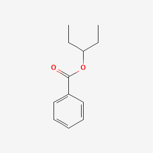 molecular formula C12H16O2 B14738497 Pentan-3-yl benzoate CAS No. 5436-54-4