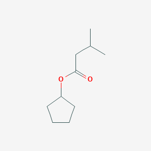 molecular formula C10H18O2 B14738636 Cyclopentyl 3-methylbutanoate CAS No. 5452-04-0