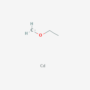 molecular formula C3H7CdO- B14738665 Cadmium;methanidyloxyethane CAS No. 5274-90-8