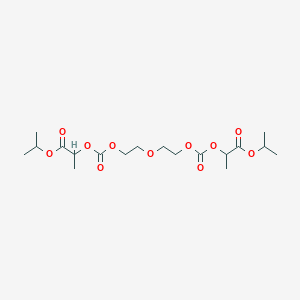 molecular formula C18H30O11 B14738675 Dipropan-2-yl 2,14-dimethyl-4,12-dioxo-3,5,8,11,13-pentaoxapentadecane-1,15-dioate CAS No. 5349-69-9