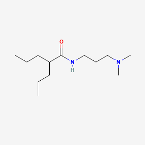 molecular formula C13H28N2O B14738721 Valeramide, N-(3-(dimethylamino)propyl)-2-propyl- CAS No. 3116-16-3