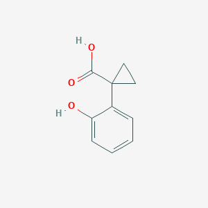 molecular formula C10H10O3 B1473874 1-(2-Hydroxyphenyl)cyclopropane-1-carboxylic acid CAS No. 1314713-02-4