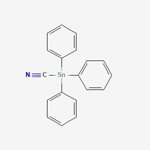 molecular formula C19H15NSn B14738776 Triphenylstannanecarbonitrile CAS No. 2179-93-3