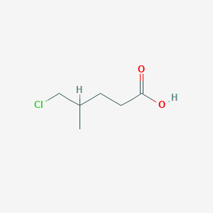 molecular formula C6H11ClO2 B1473879 5-Chloro-4-methylpentanoic acid CAS No. 1934470-96-8