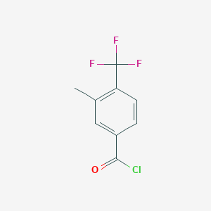 molecular formula C9H6ClF3O B1473883 3-Methyl-4-(trifluoromethyl)benzoyl chloride CAS No. 1150464-24-6
